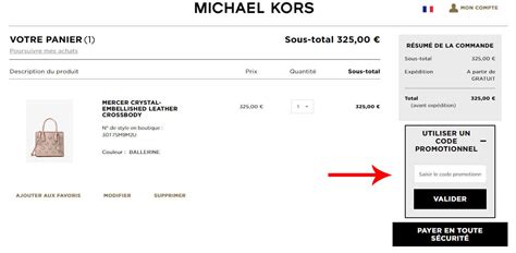 code promotionnel michael kors france|Michael Kors discount code 2024.